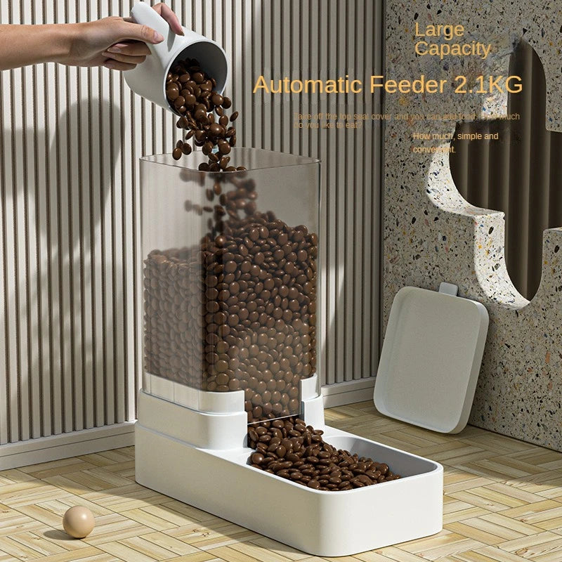 Gravity Pet Feeder & Water Dispenser