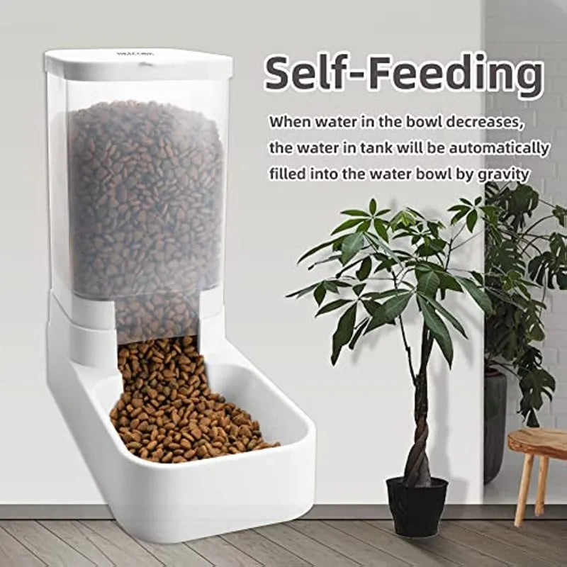 Gravity Pet Feeder & Water Dispenser