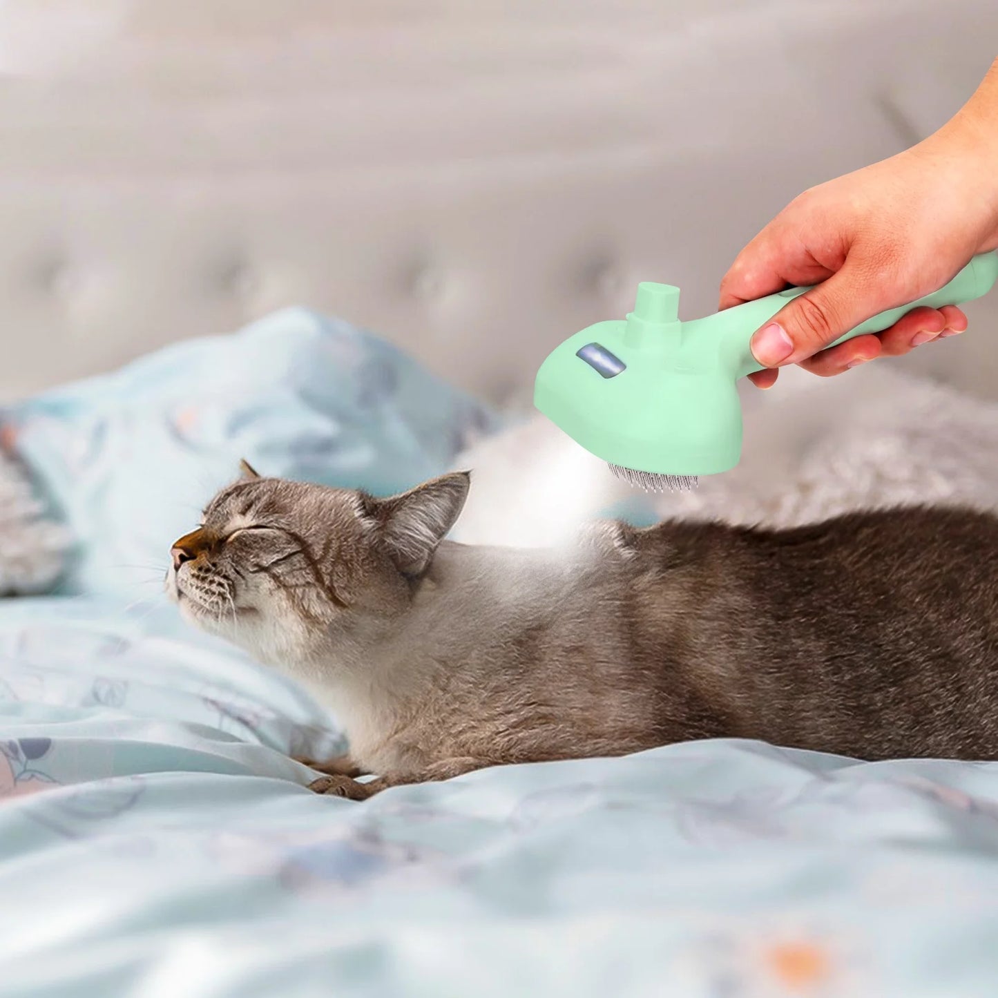 Pet Pal Steam Brush 2.0 Grooming Kit