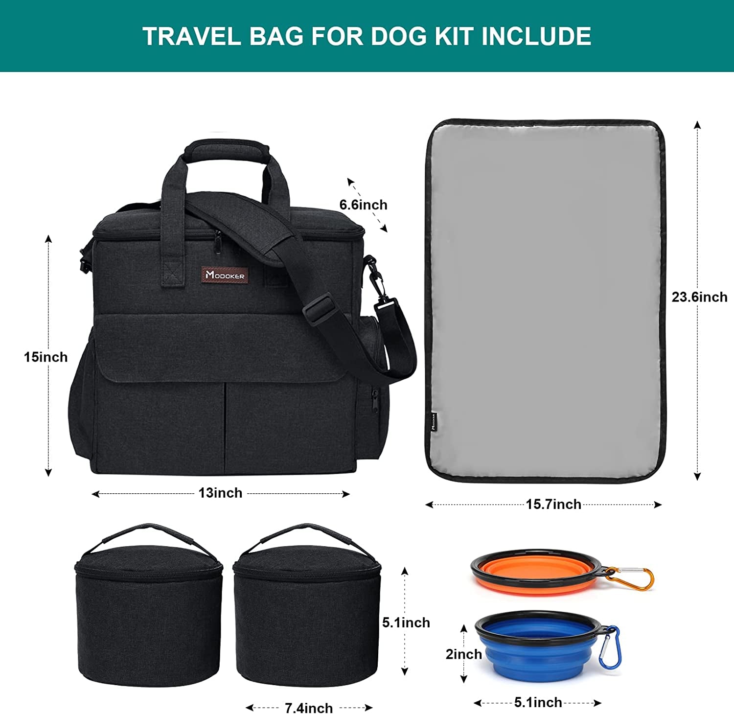 Pet Chef Dog Travel Bag