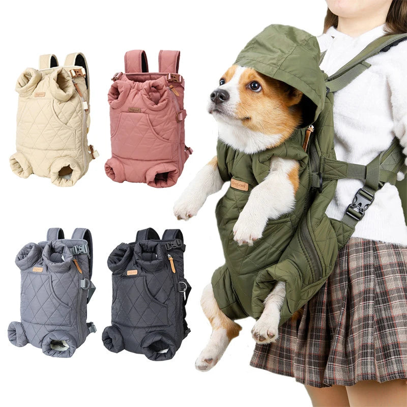 Winter Pet Dog Backpack