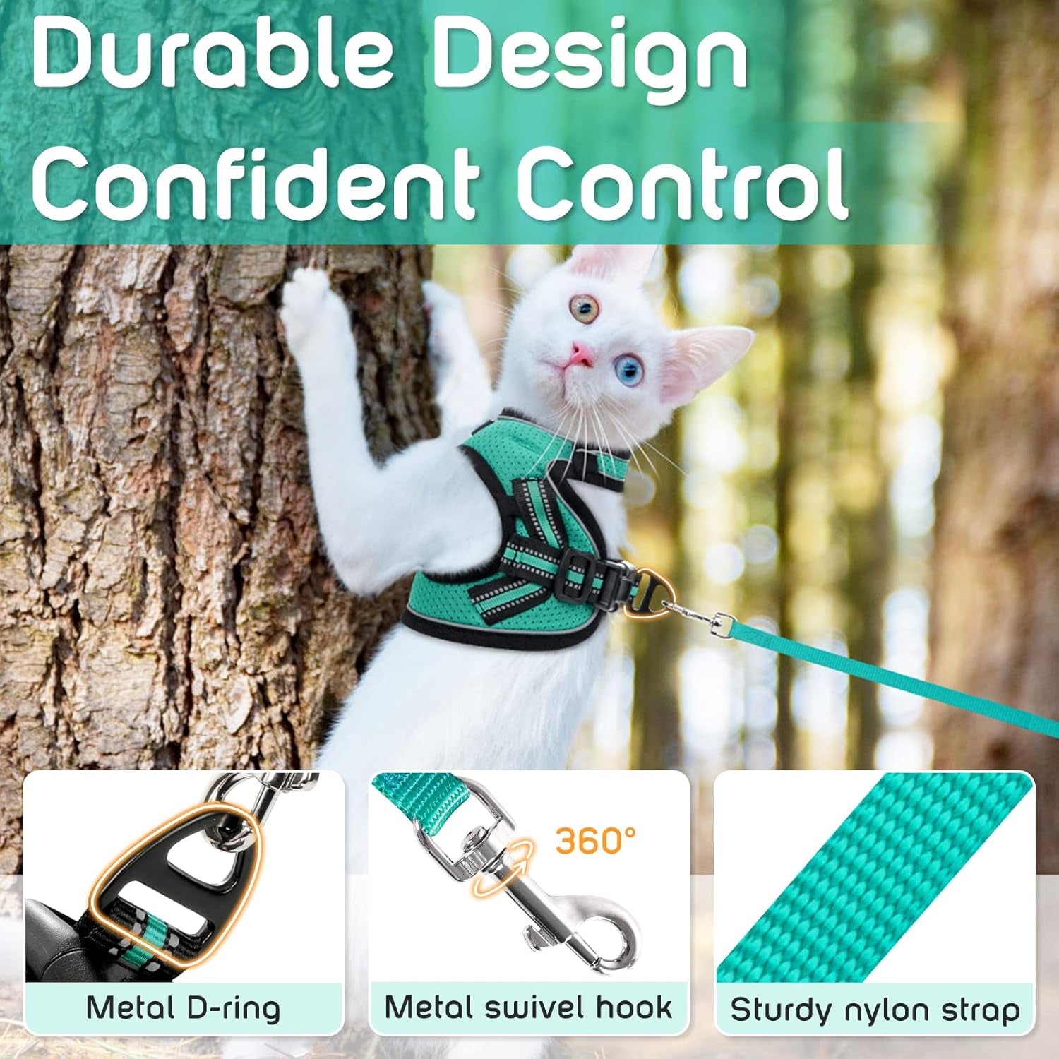 Cat Harness and Leash Set