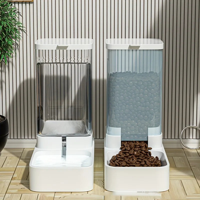 Gravity Pet Feeder & Water Dispenser